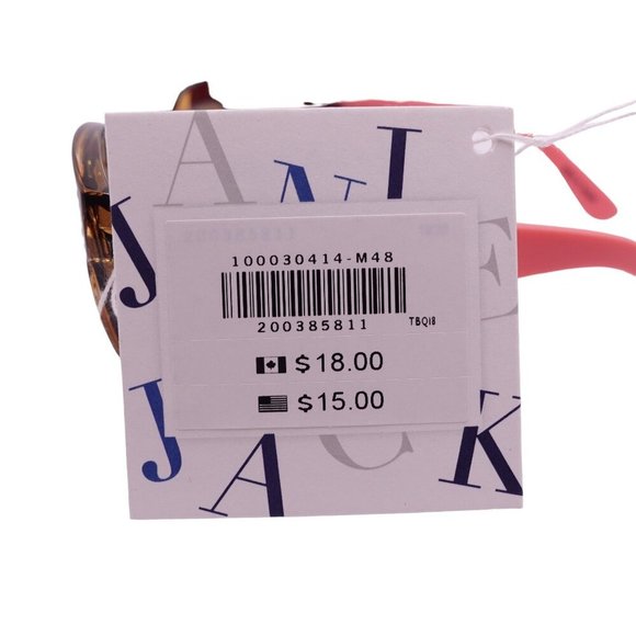 NWT Janie And Jack Cat Eye Sunglasses Girls 0-2 Years Tortoiseshell Pink - Picture 6 of 8